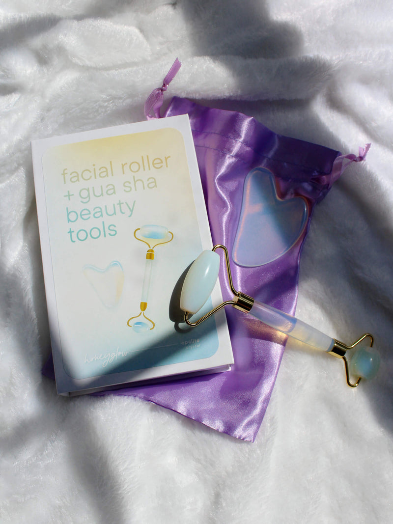 facial roller + gua sha